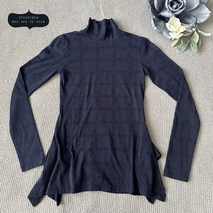 JW Anderson Logo Asymmetric Turtleneck Top Size Small